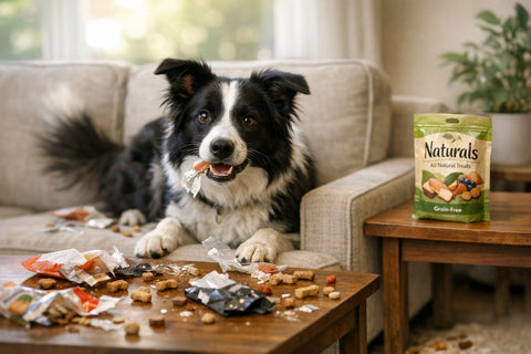 Border Collie Alone At Home
