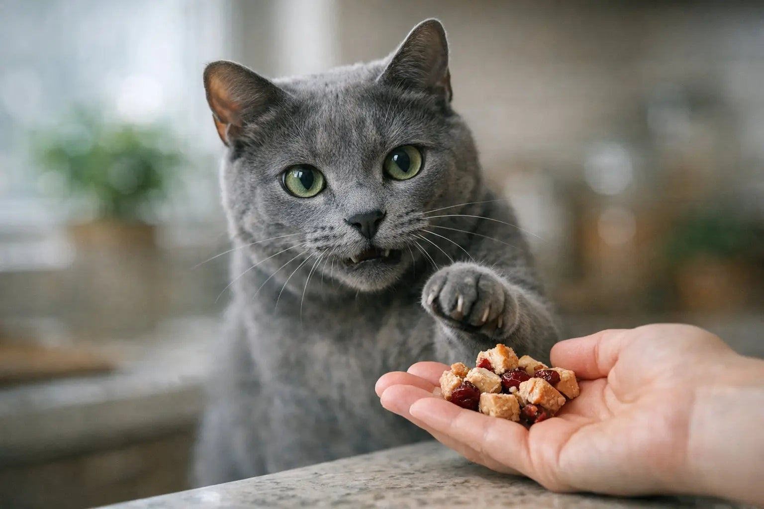 Cat treat ingredient checklist for cats prone to FLUTD and urinary issues