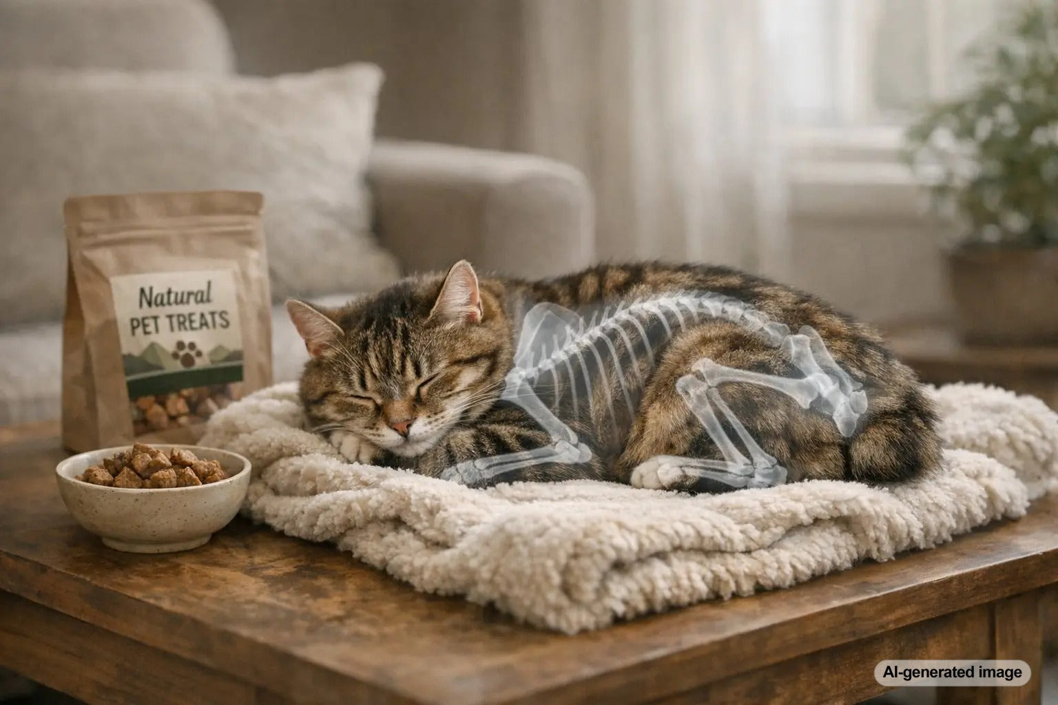 A relaxed cat purring peacefully, illustrating why cats purr at frequencies that promote bone healing