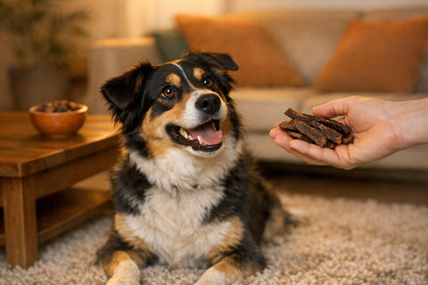 Duck-based dog treats for healthy and happy pets