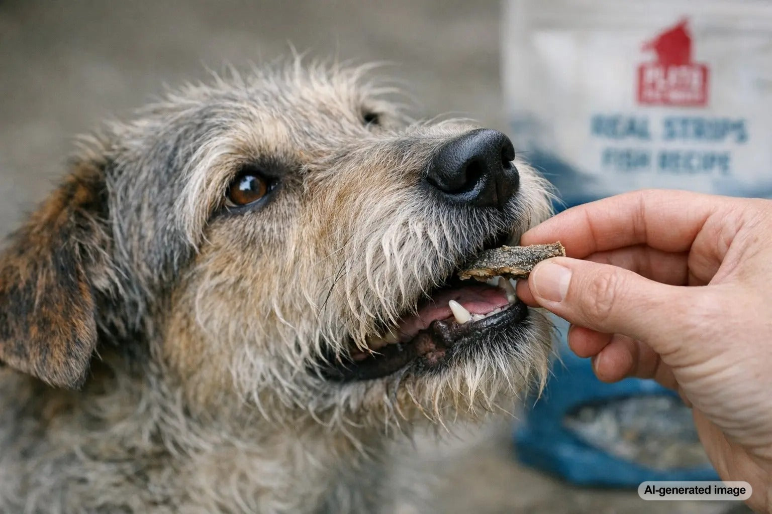 Fish treats for dogs with sensitive stomachs featuring omega-rich Plato Pet Treats
