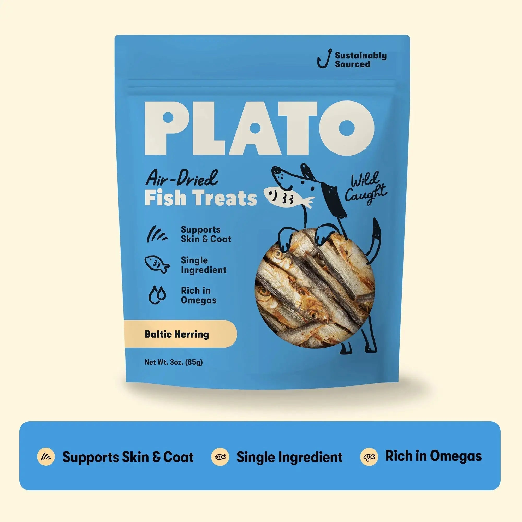 Single-Ingredient-Fish Plato Pet