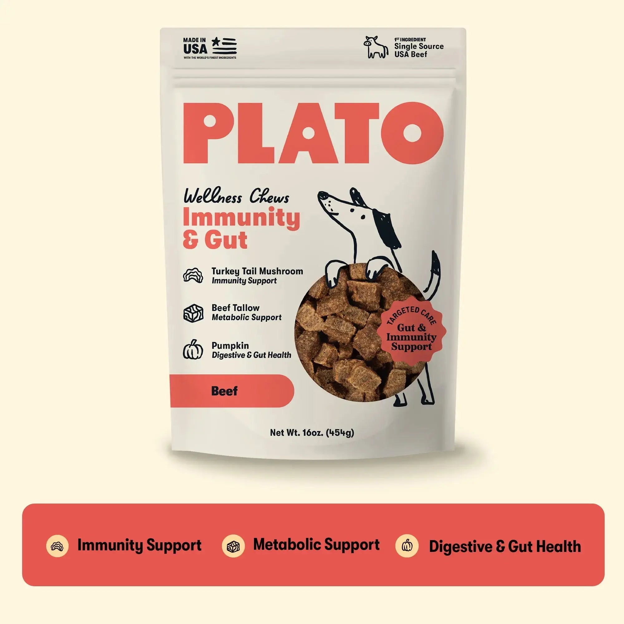 Wellness Chews Immunity & Gut Plato Pet