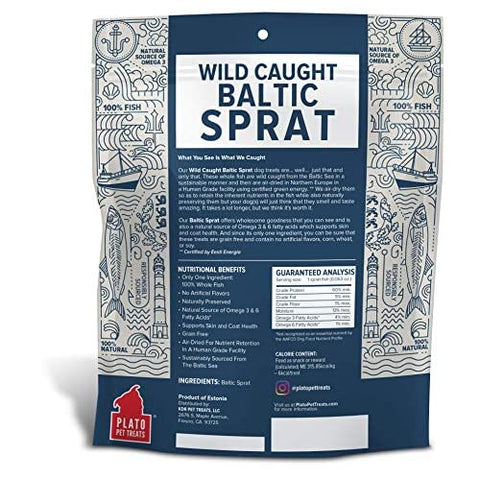 Wild Caught Baltic Sprat Fish Dog Treats