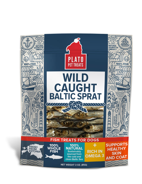 Wild Caught Baltic Sprat Fish Dog Treats