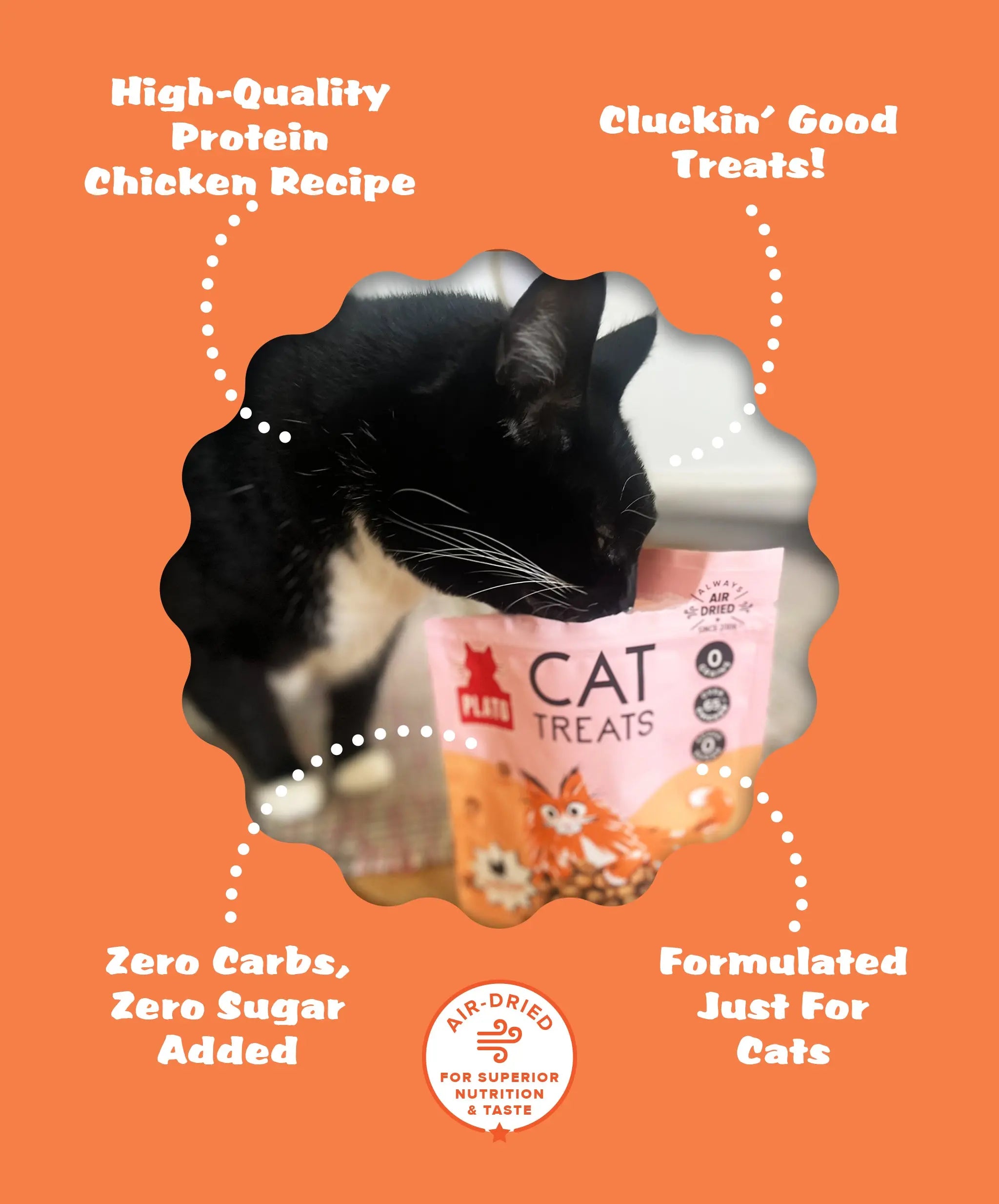 キャットフード patorasu.anjyu Chicken Cat Treats – Plato Pet