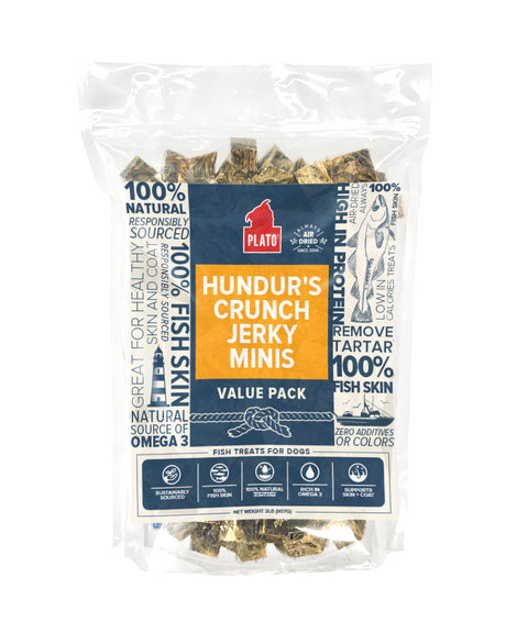 Hundur's Crunch Jerky Minis 2lb Value Pack