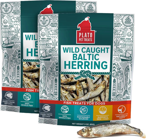 Premium Wild Caught Baltic Herring Dog Treats