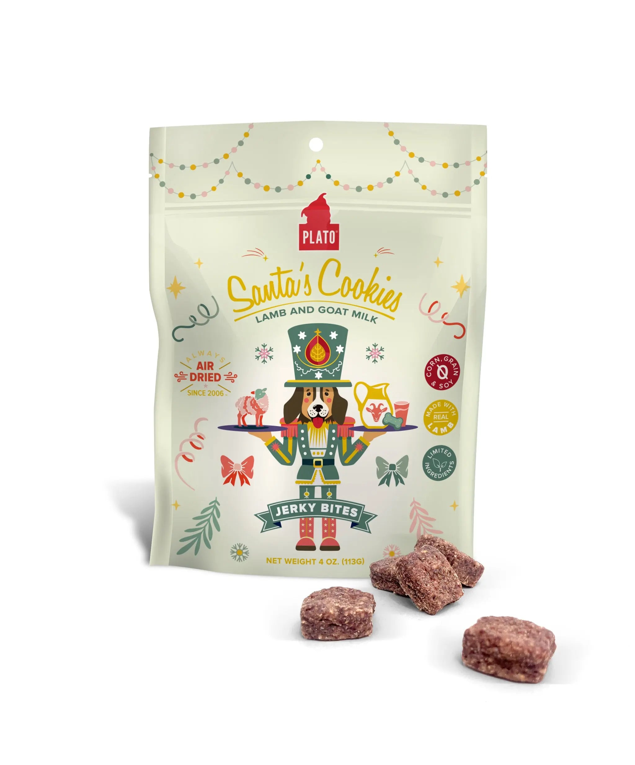 ドッグフード Saru Santastic Santa's Cookies Lamb and Goat Milk - Plato Pet – Plato Pet