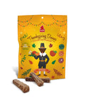 Thanksgiving Dinner Chicken and Pumpkin Sticks Plato Pet Treats