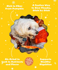 Thanksgiving Dinner Chicken and Pumpkin Sticks Plato Pet Treats