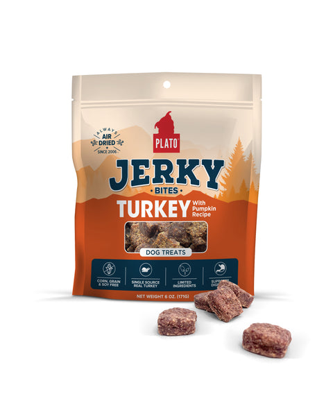 Turkey with Pumpkin Jerky Bites
