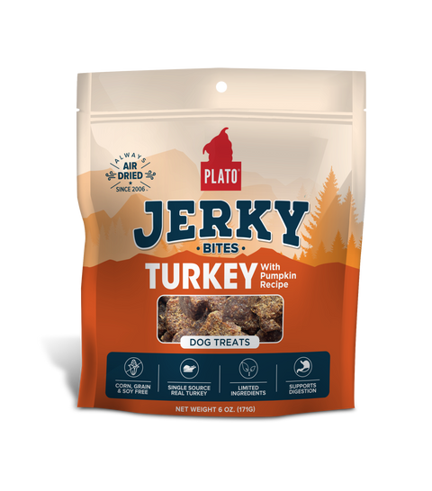 Turkey with Pumpkin Jerky Bites