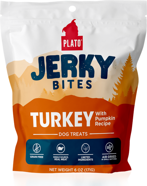 Turkey with Pumpkin Jerky Bites