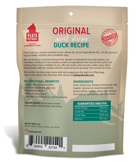 Original Real Strips Duck – Plato Pet