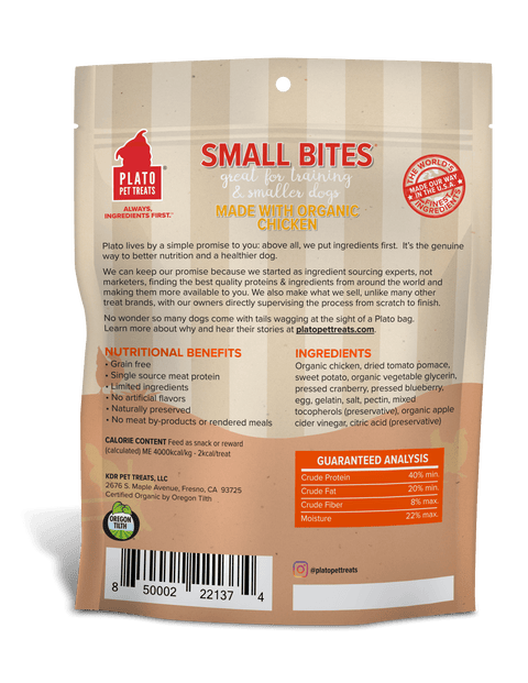 Small Bites With Organic Chicken