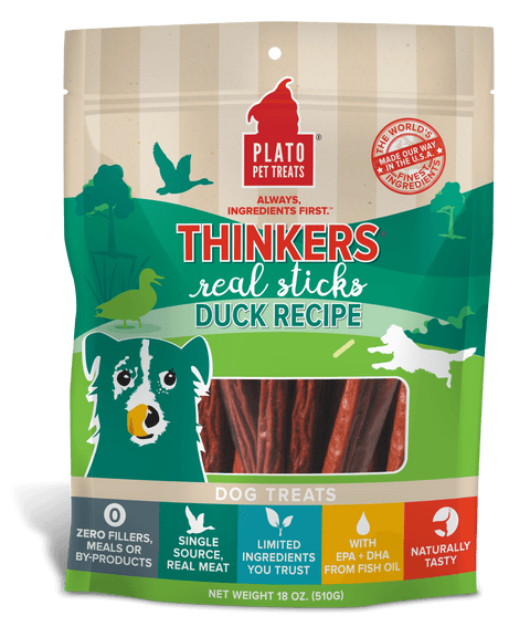 Thinkers Duck Meat Stick Dog Treats