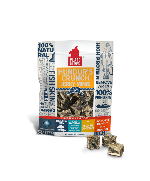 Hundur's Crunch Jerky Minis Fish Dog Treats