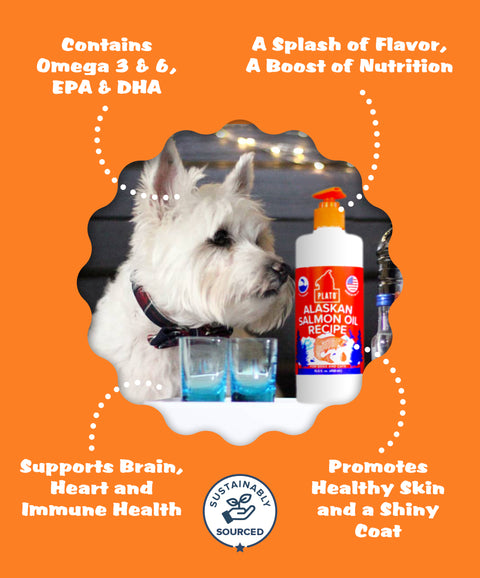 Alaskan Salmon Oil Recipe Kibble Topper