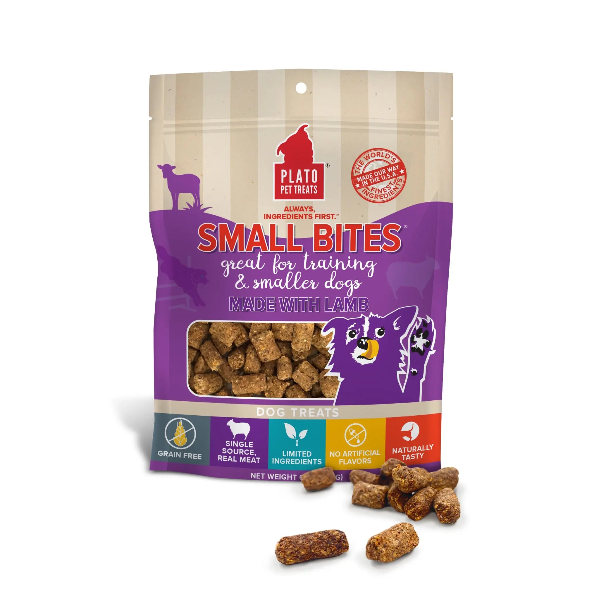 Small Bites With Lamb Plato Pet Treats