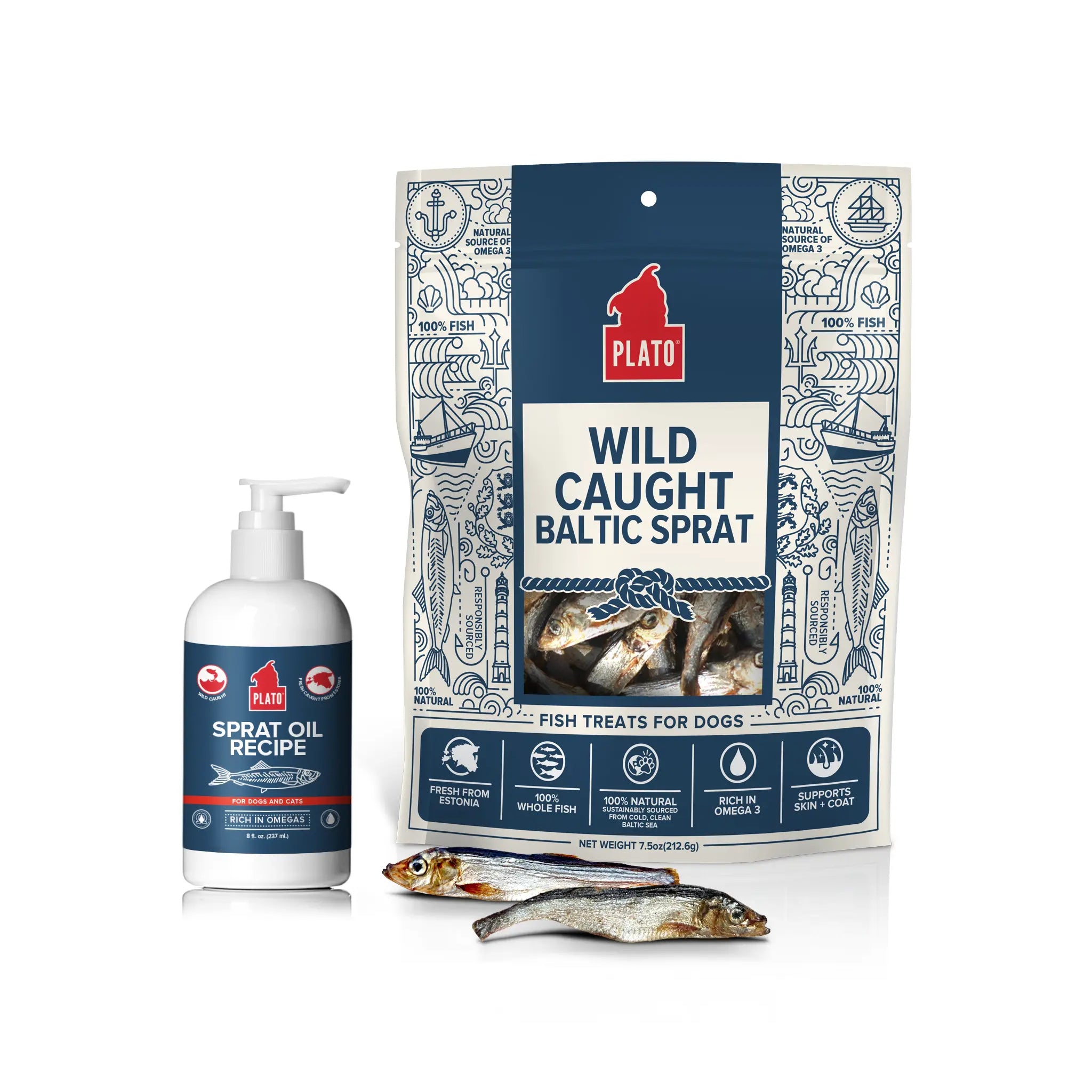 Baltic Sprat Pack Plato Pet