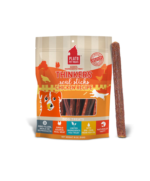 Thinkers Chicken Meat Stick Dog Treats