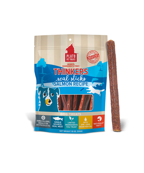 Thinkers Salmon Meat Stick Dog Treats