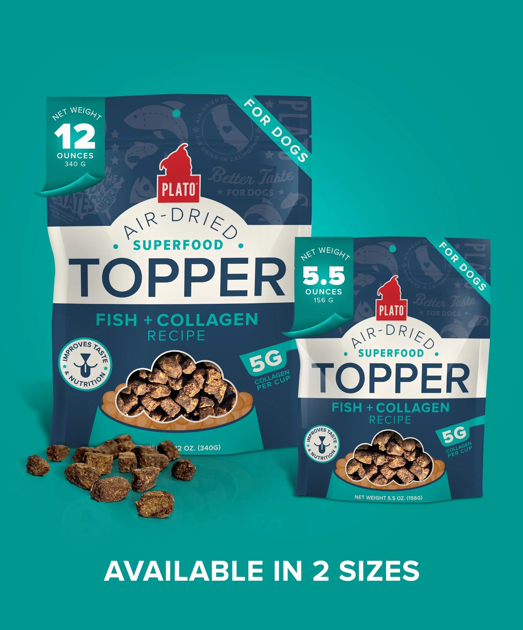 Fish & Collagen Food Topper Plato Pet Treats