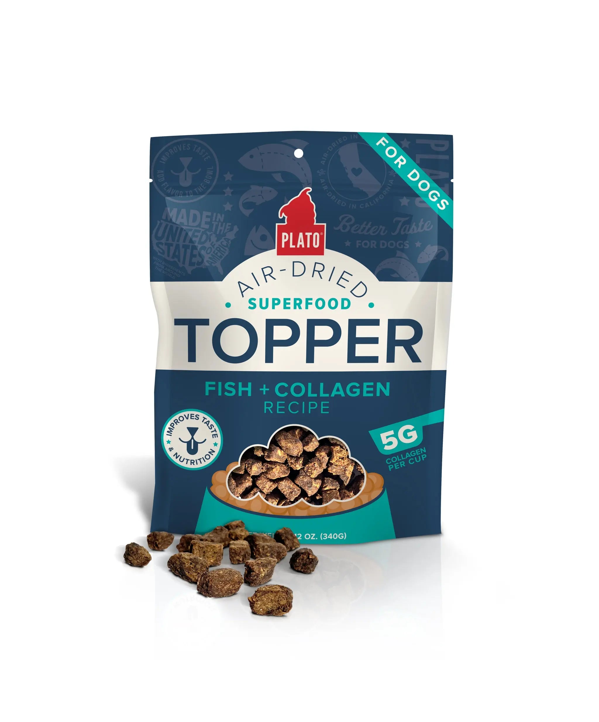 Fish & Collagen Food Topper Plato Pet Treats