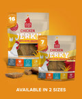 Chicken with Bone Broth Jerky Plato Pet Treats
